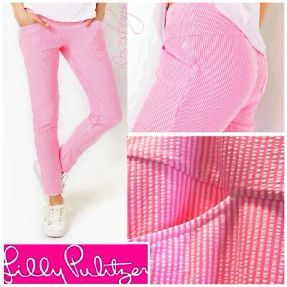 Lilly Pulitzer Pink Skinny Pants